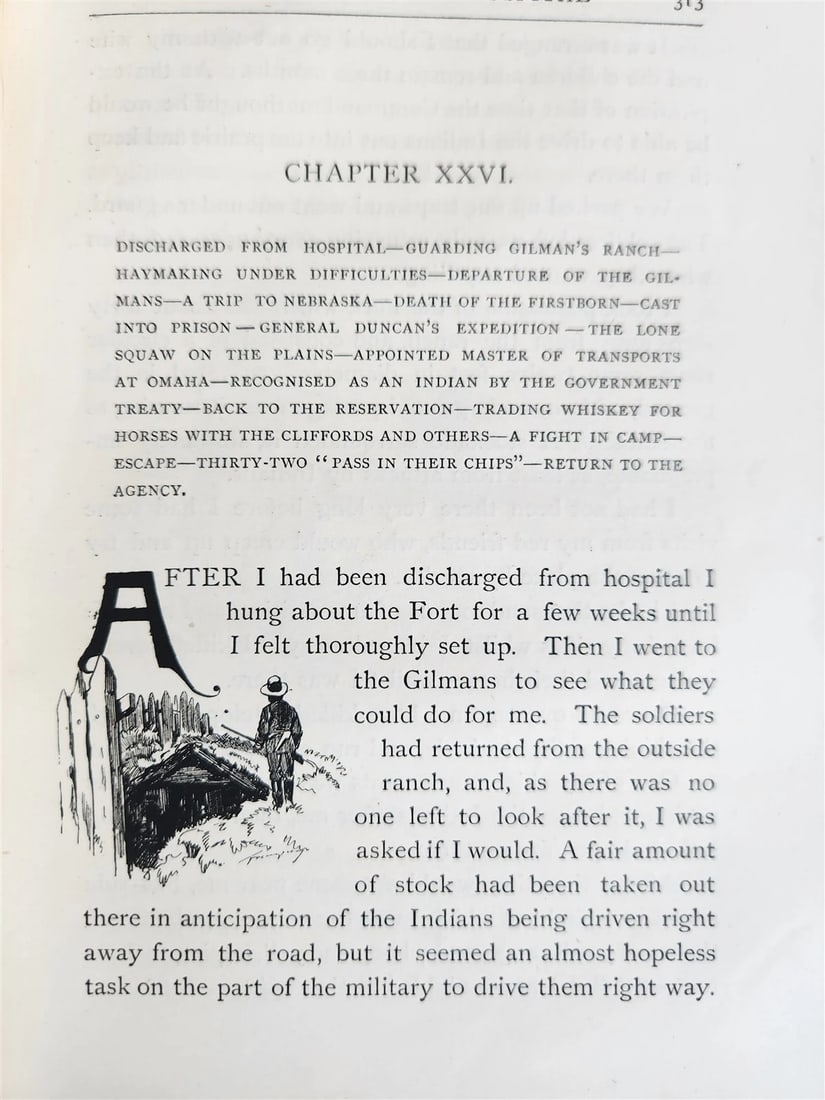 1889 FIFTY YEARS ON THE TRAIL Story of Western Life O'REILLY antique AMERICANA - 9