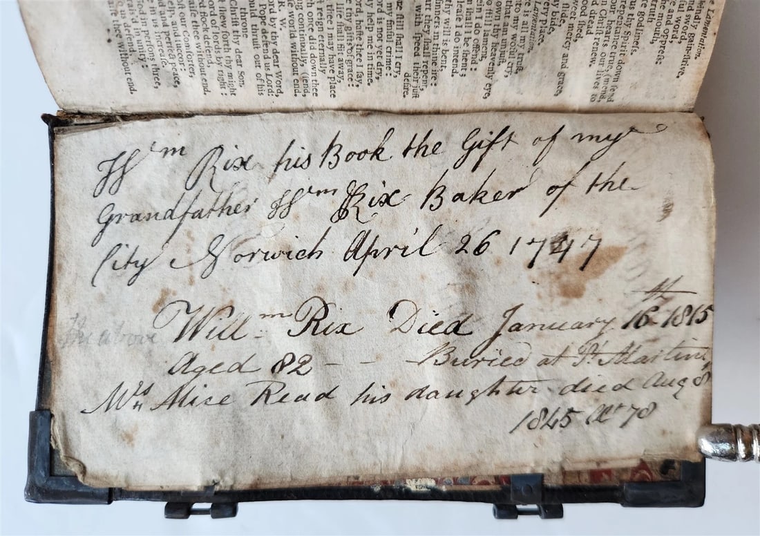 1681 BIBLE in ENGLISH antique OLD & NEW TESTAMENT BINDING w/METAL CORNER PIECES - 16