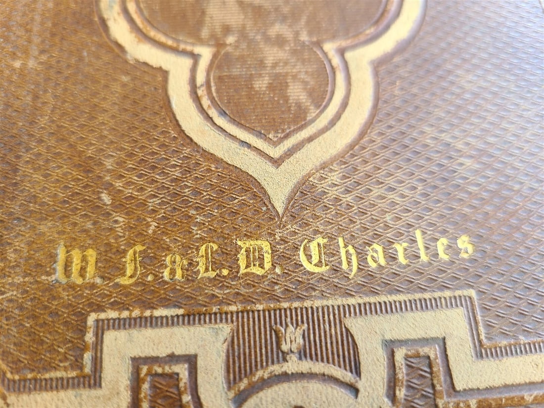 1870 BIBLE in GERMAN ILLUSTRATED Philadelphia AMERICANA antique w/ CLASPS - 5