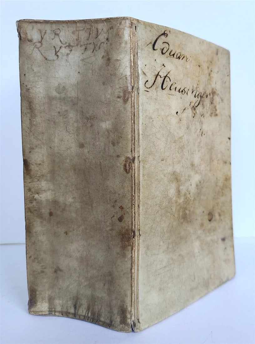 1700 ALEXANDER THE GREAT HISTORY DE REBUS GESTIS ALEXANDRI MAGNI antique VELLUM (1 of 11)