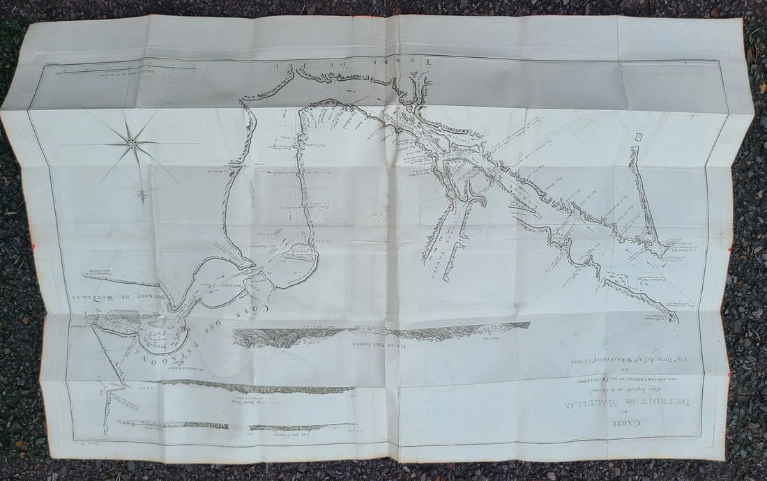 1774 VOYAGES of CAPTAIN COOK 4 vols plus ILLUSTRATED ATLAS antique in FRENCH - 3