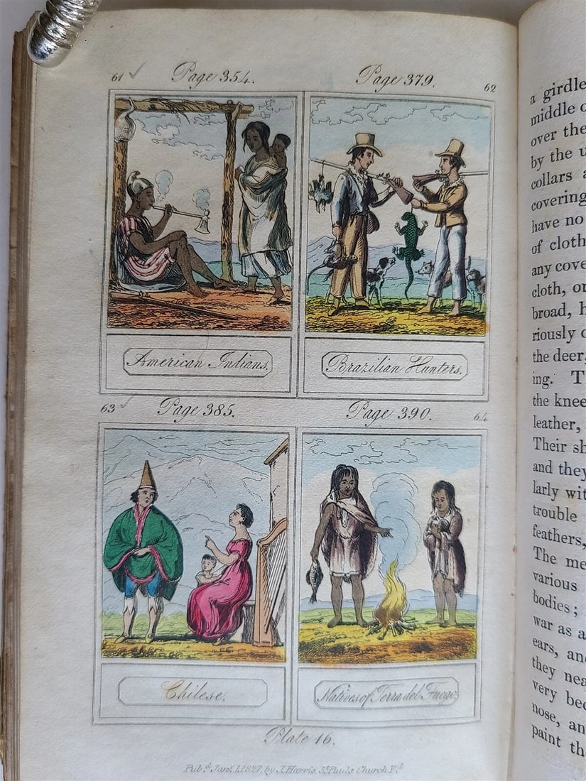 1827 COSMORAMA antique illustrated CHILDREN BOOK - 10