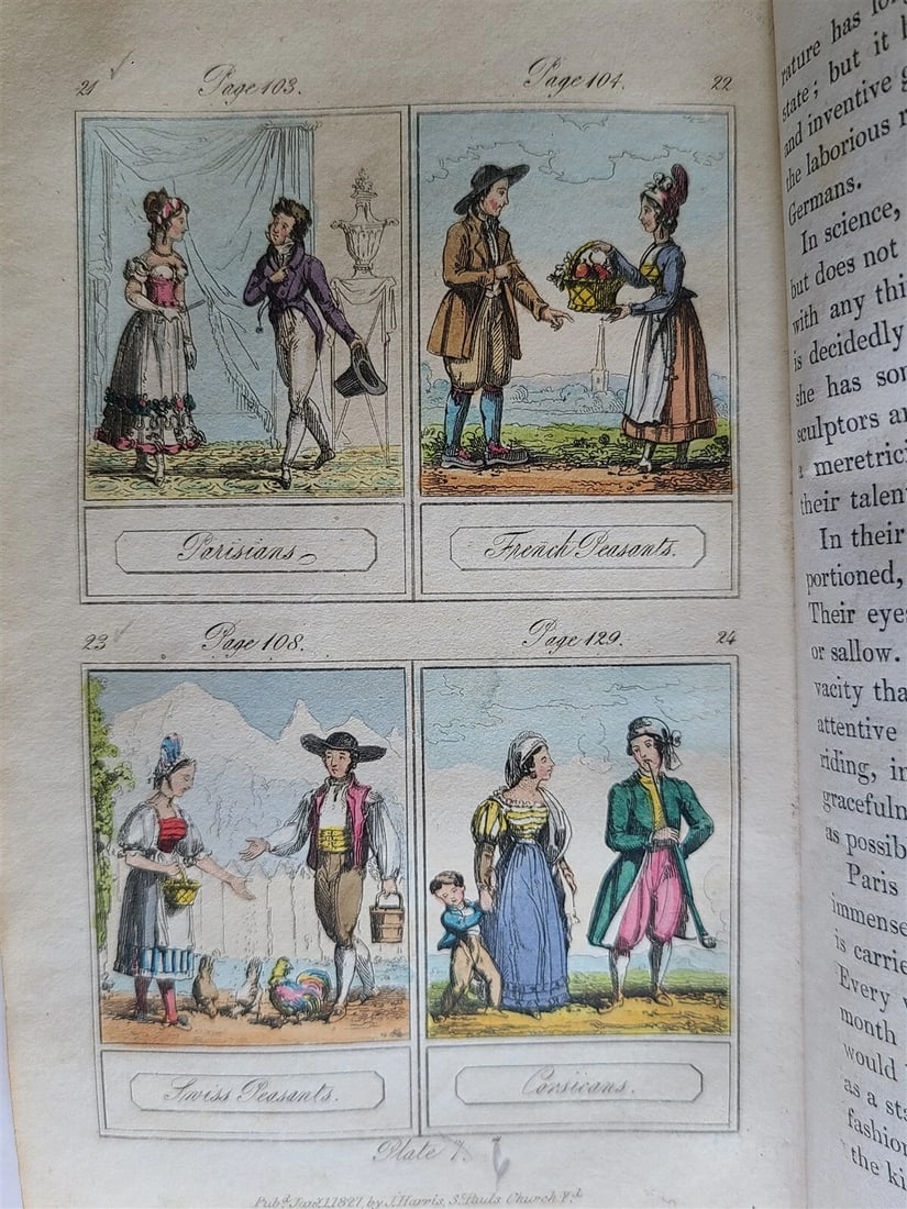 1827 COSMORAMA antique illustrated CHILDREN BOOK - 18