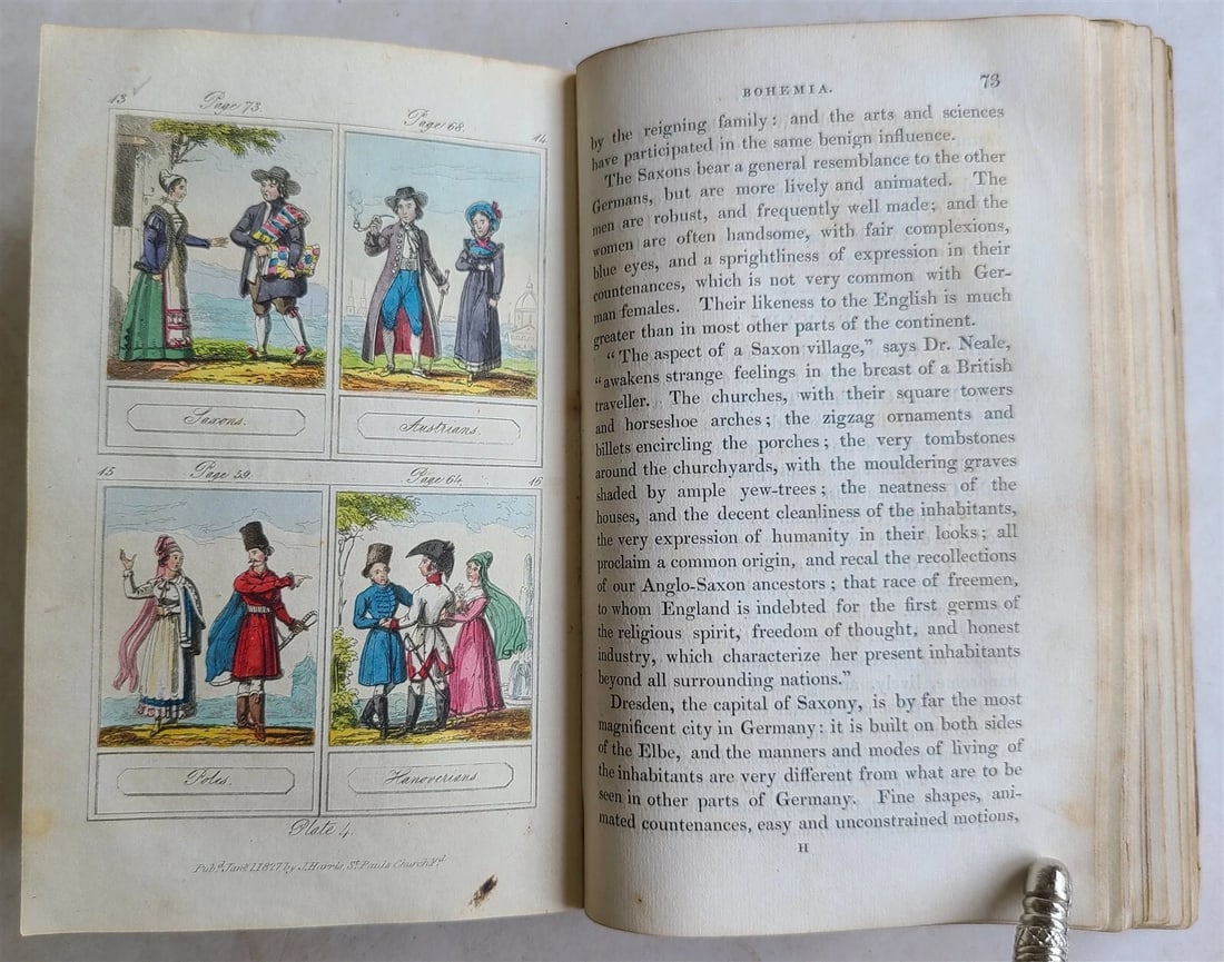 1827 COSMORAMA antique illustrated CHILDREN BOOK - 20