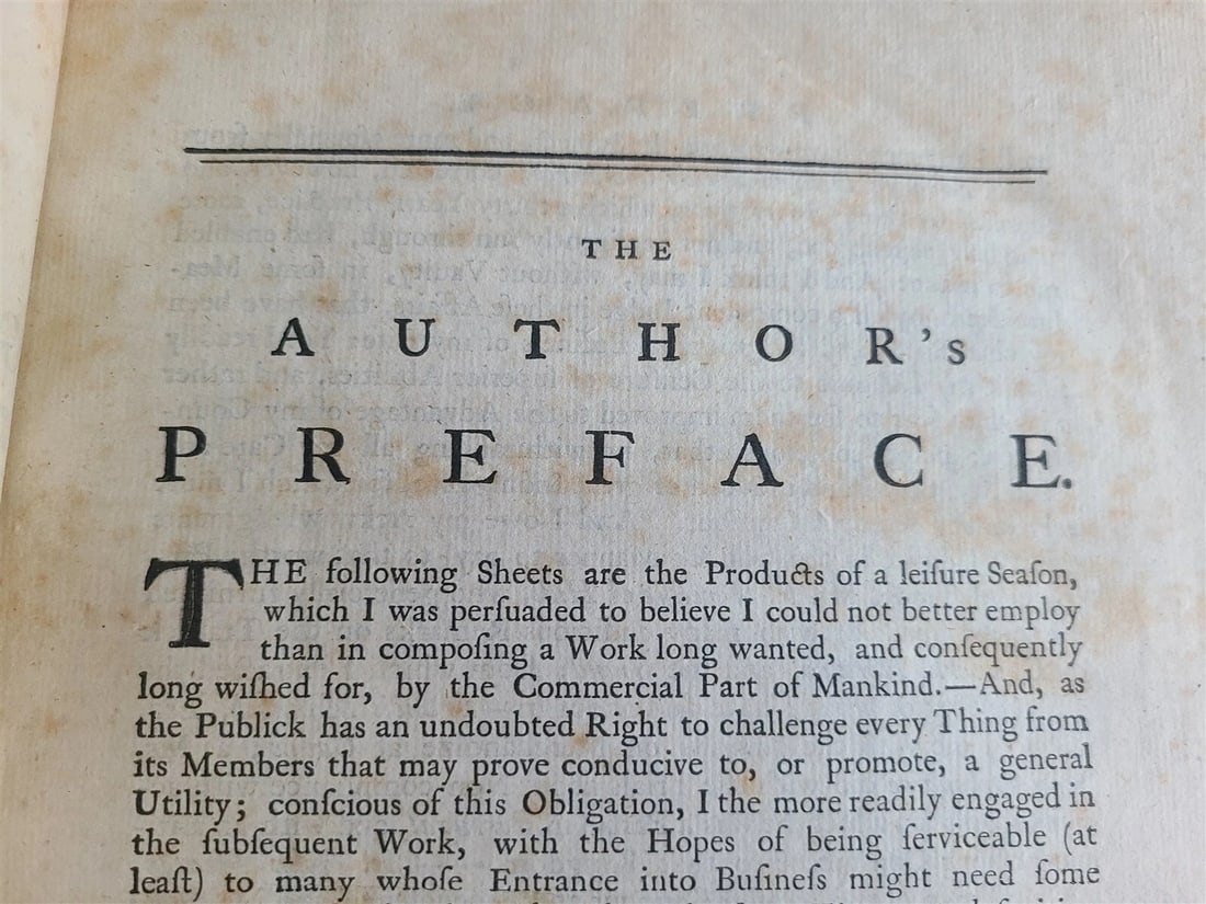 1783 Merchant's Directory LEX MERCATORIA REDIVIVA by W. BEAWES antique folio - 4