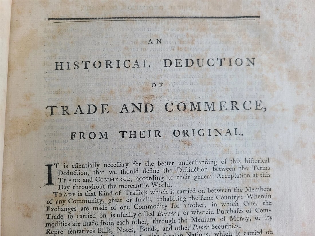 1783 Merchant's Directory LEX MERCATORIA REDIVIVA by W. BEAWES antique folio - 5