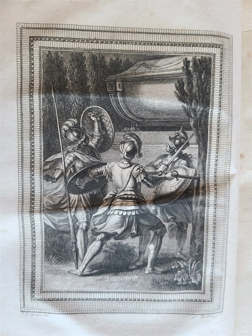 1775-83 ORLANDO FURIOSO by LODOVICO ARIOSTO 4 VOLUMES antique ILLUSTRATED POETRY - 7