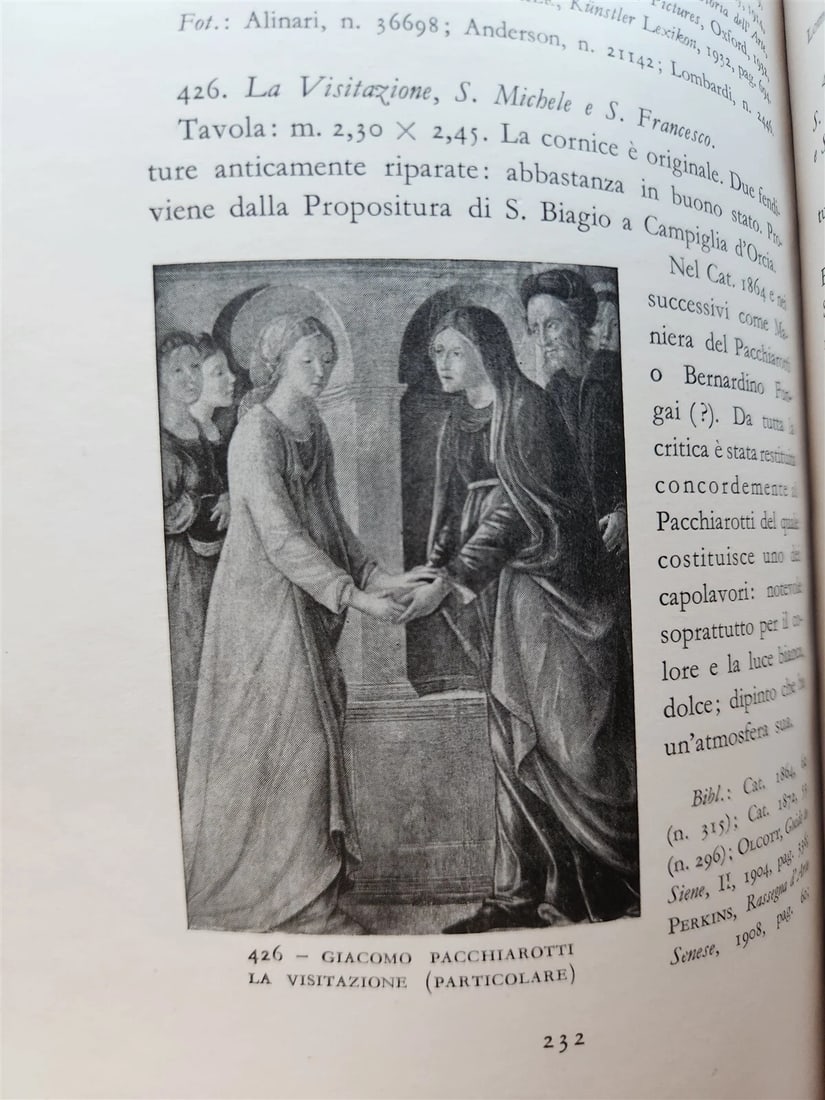 1933 LA REGIA PINACOTECA DI SIENA antique ILLUSTRATED - 10