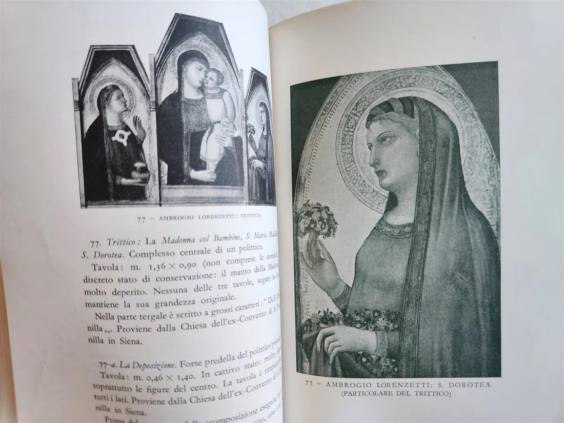 1933 LA REGIA PINACOTECA DI SIENA antique ILLUSTRATED - 14