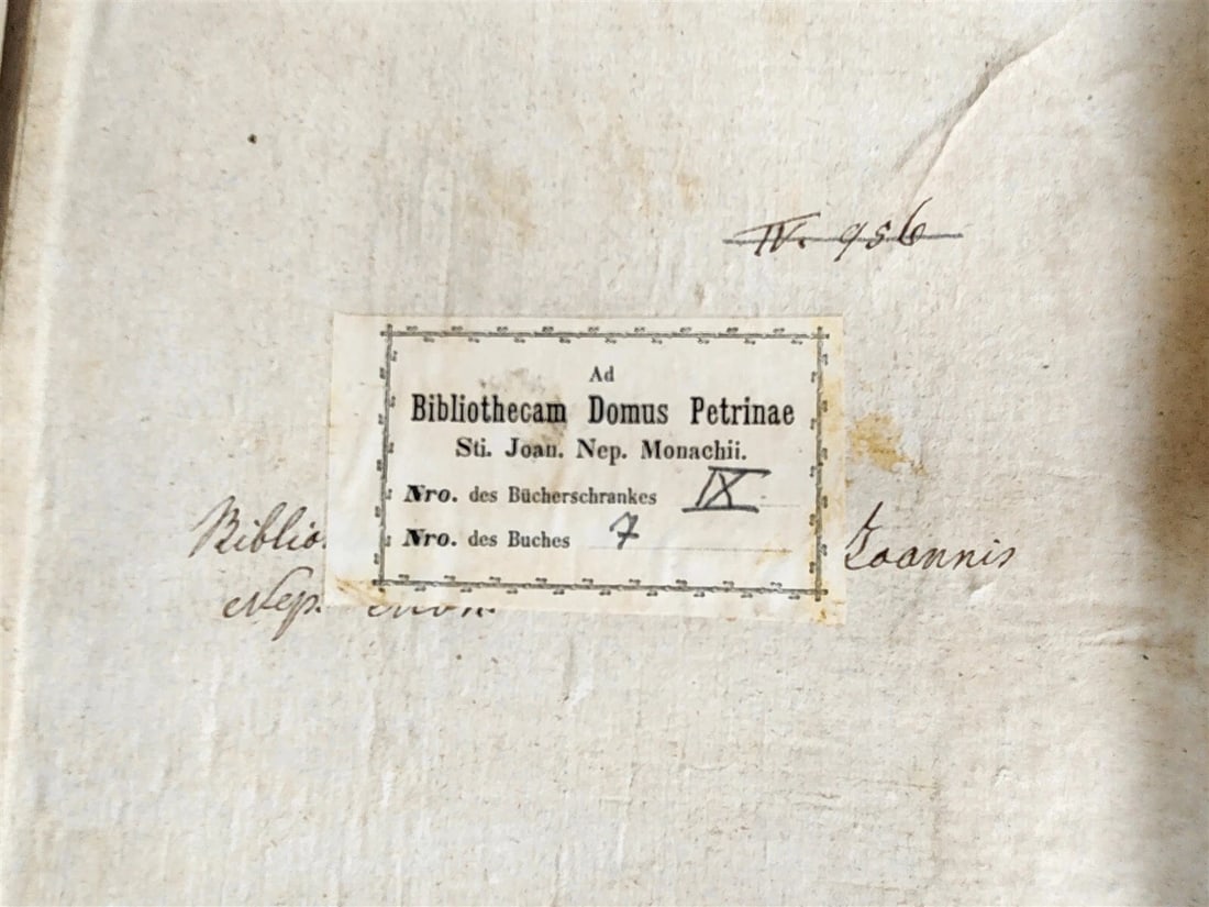 1748 CANON LAW by ESPENIUS antique BLIND-STAMPED PIGSKIN FOLIO - 12