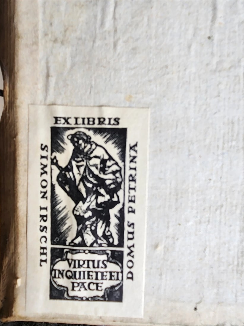 1748 CANON LAW by ESPENIUS antique BLIND-STAMPED PIGSKIN FOLIO - 13