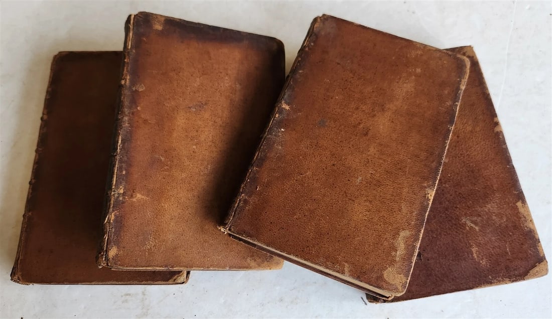 1777 DRAMATICK WORKS of GEORGE COLMAN antique 4 VOLUMES - 2