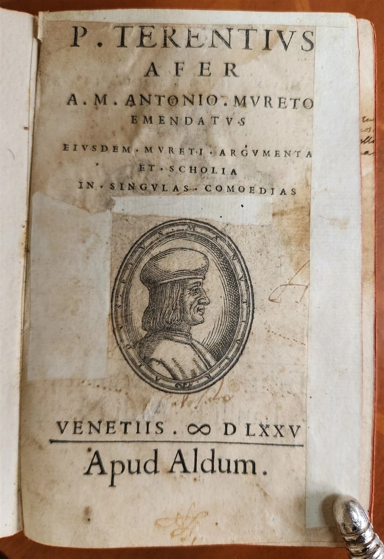 1575 ALDINE PRESS TERENTIUS AFER antique 16th CENTURY TERENCE (1 of 14)