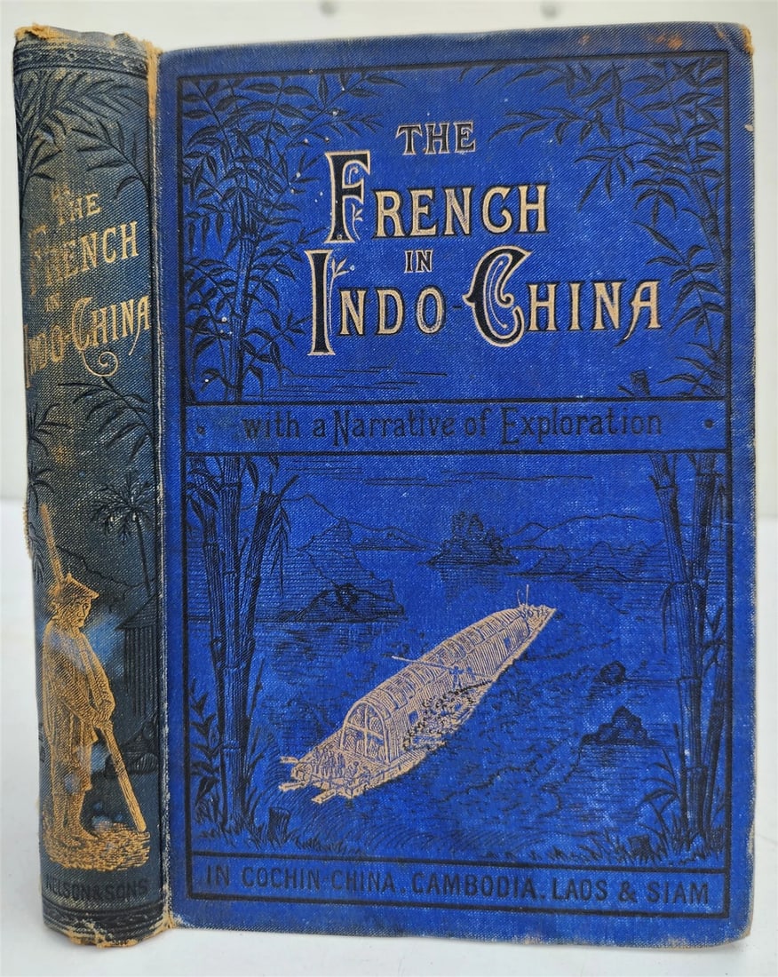 1884 THE FRENCH in INDO CHINA antique ILLUSTRATED (1 of 20)