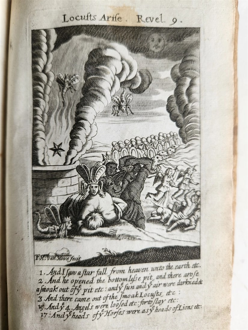 1695 BIBLE in ENGLISH OLD TESTAMENT antique ILLUSTRATED w/ NUMEROUS PLATES - 15