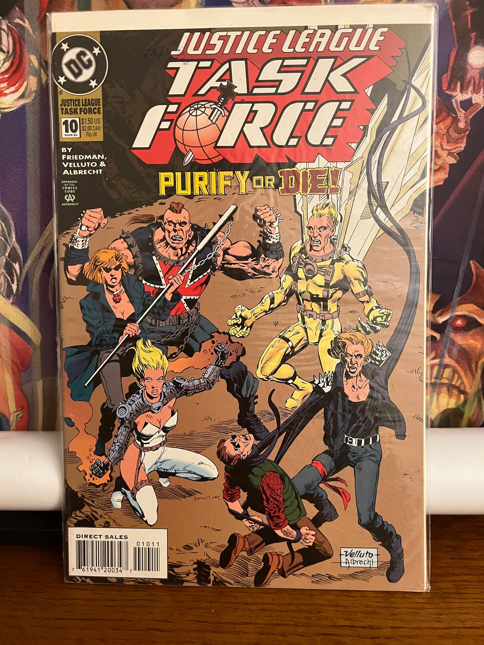 Justice League Task Force #10/PURIFY or DIE!