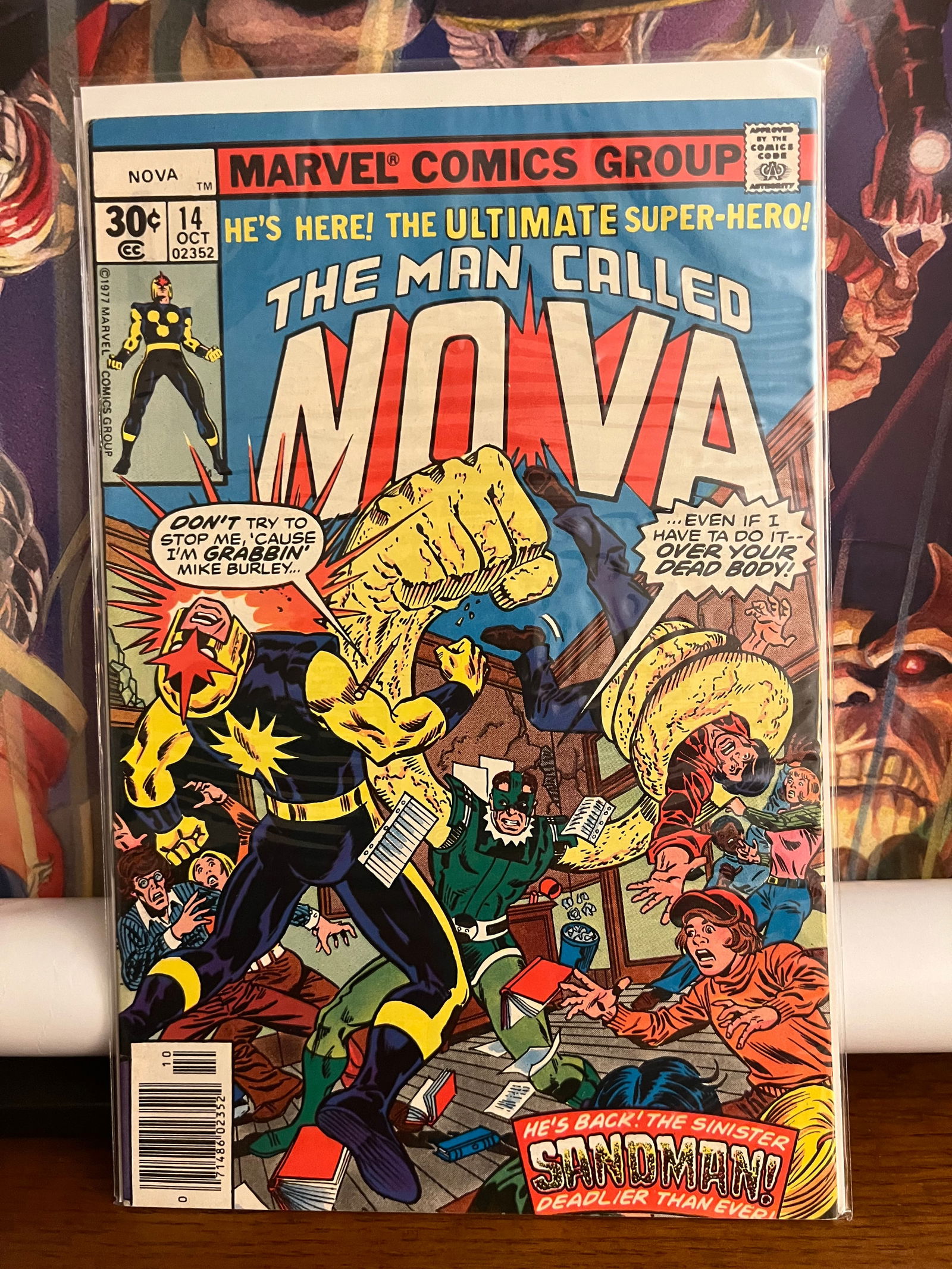The Man Called Nova #14/Sandman, Yellow Claw: Title: The Man Called Nova #14/Sandman, Yellow Claw Description: Description: Date Period: 1977 Materials: Marvel Comics Reserve: $12.00 Shipping: Domestic: Shipping rates are determined by destinatio