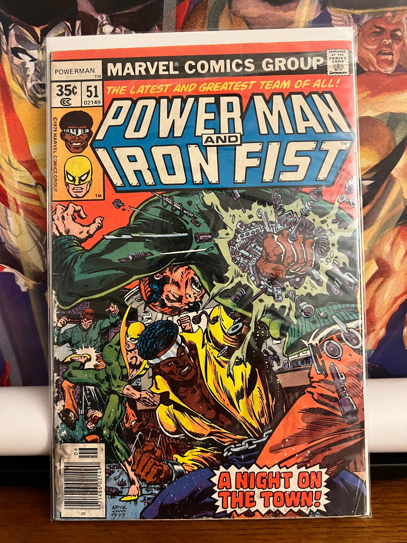 Power Man & Iron Fist #51/ A Night on the Town: Title: Power Man & Iron Fist #51/ A Night on the Town Description: Description: Date Period: 1978 Materials: Marvel Comics Reserve: $15.00 Shipping: Domestic: Shipping rates are determined by destinat