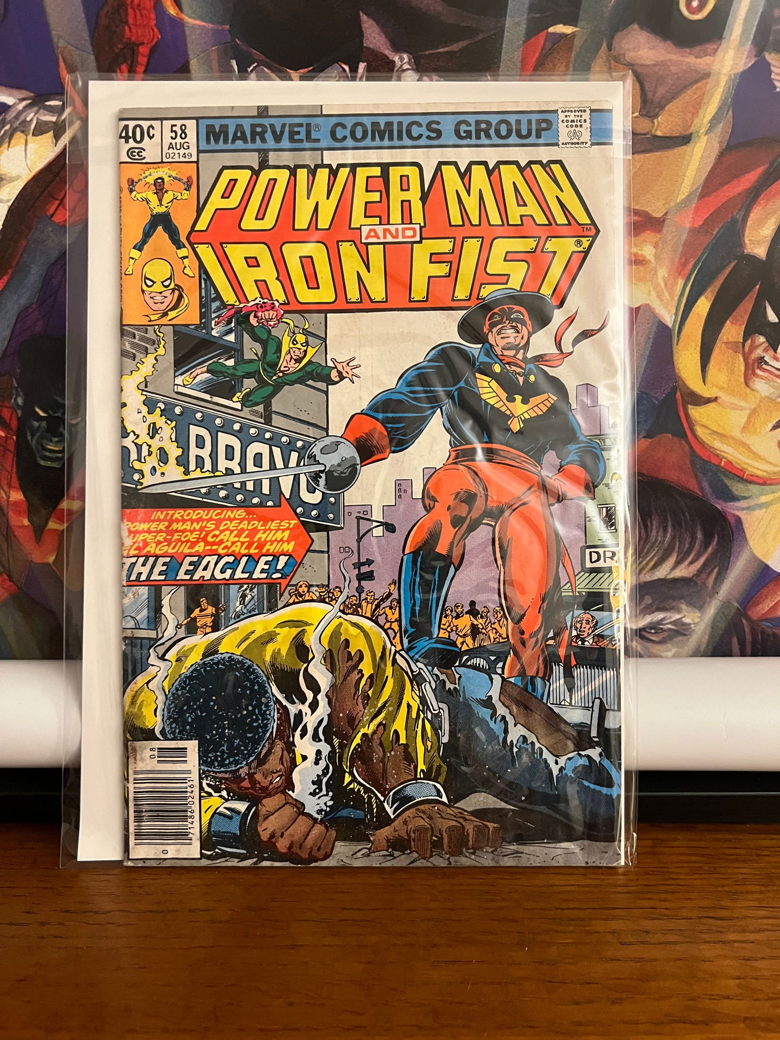 Power Man & Iron Fist #58/The Eagle: Title: Power Man & Iron Fist #58/The Eagle Description: Description: Date Period: 1979 Materials: Marvel Comics Reserve: $15.00 Shipping: Domestic: Shipping rates are determined by destination Inte