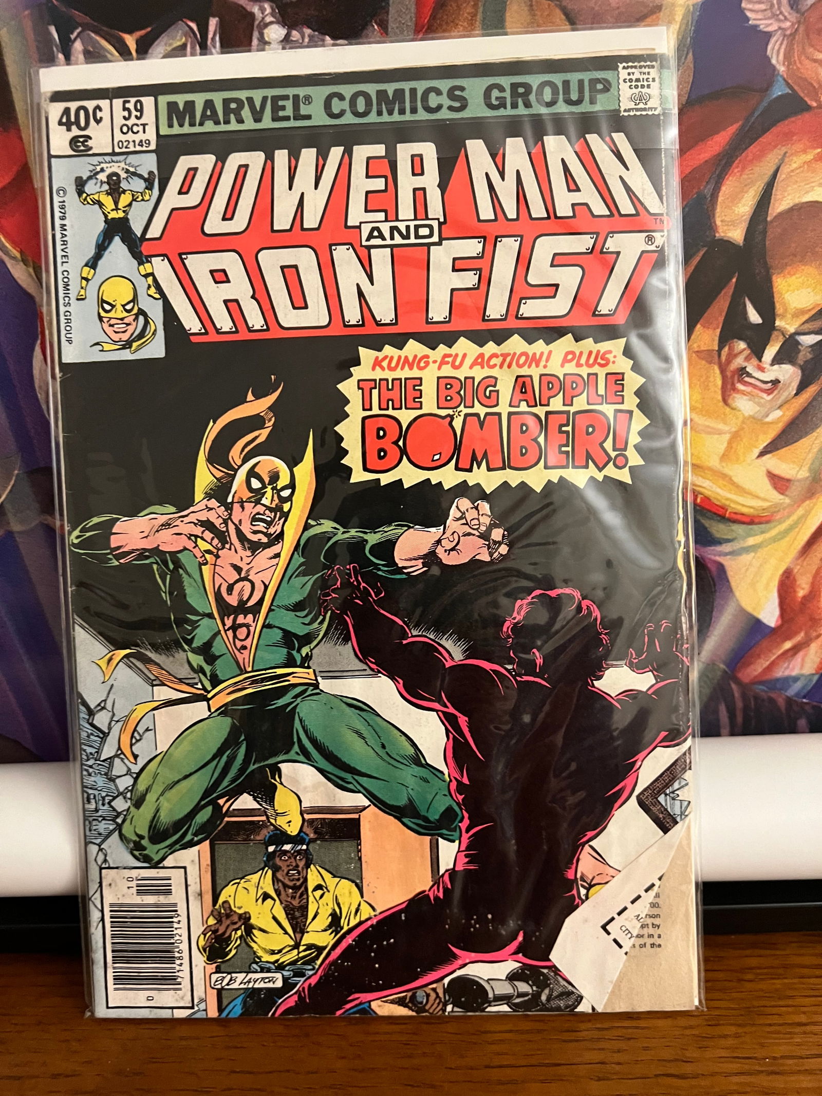 Power Man & Iron Fist #59 / The Big Apple Bomber!: Title: Power Man & Iron Fist #59 / The Big Apple Bomber! Description: Description: Date Period: 1979 Materials: Marvel Comics Reserve: $15.00 Shipping: Domestic: Shipping rates are determined by desti
