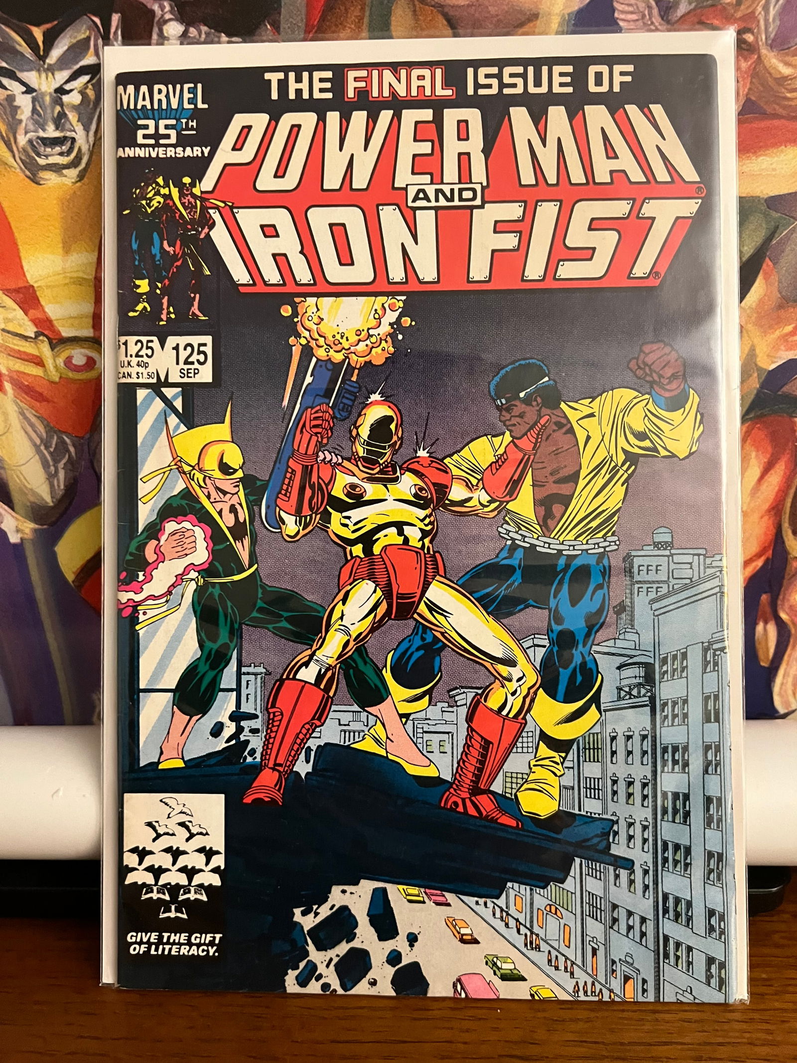 Power Man & Iron Fist #125/Final Issue/Death of Iron Fist!: Title: Power Man & Iron Fist #125/Final Issue/Death of Iron Fist! Description: Description: Date Period: 1986Materials: Marvel Comics Reserve: $15.00 Shipping:Domestic: Shipping rates are