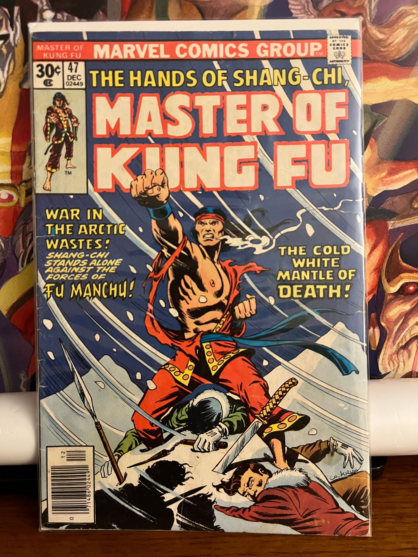 Master of Kung Fu #47: Title: Master of Kung Fu #47 Description: Description: Date Period: 1976 Materials: Marvel Comics Reserve: $15.00 Shipping: Domestic: Shipping rates are determined by destination International: For