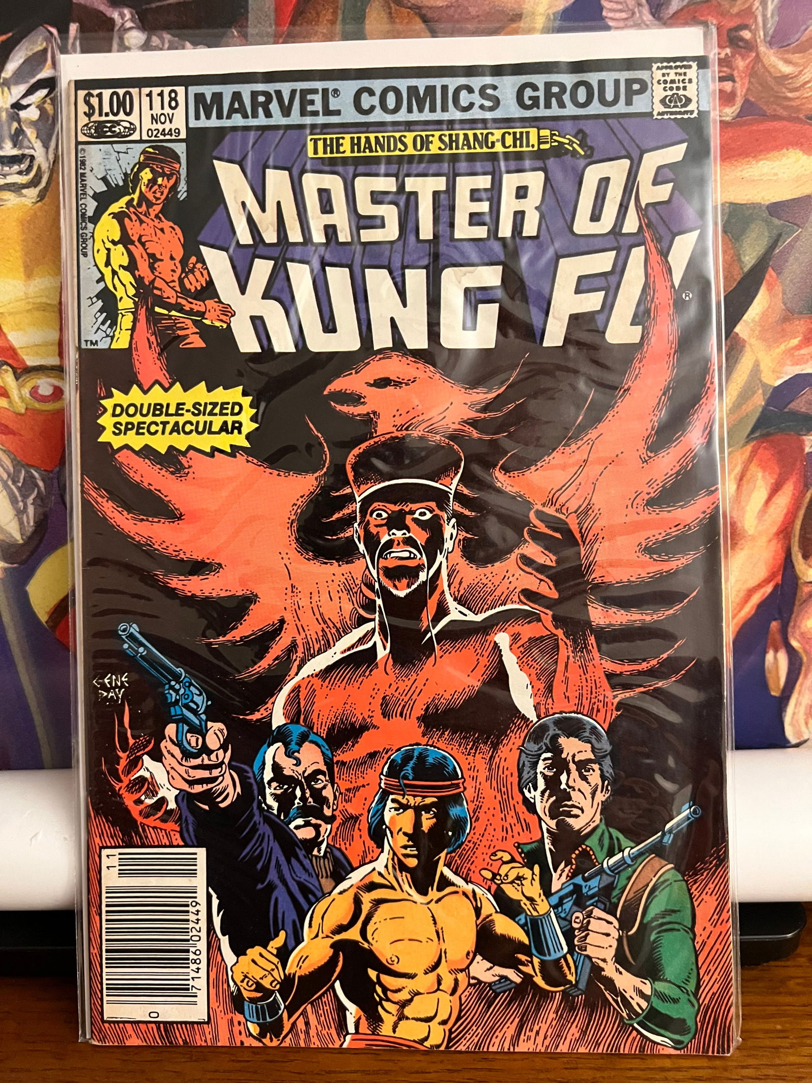 Master of Kung Fu #118: Title: Master of Kung Fu #118 Description: Description: Date Period: 1982 Materials: Marvel Comics Reserve: $15.00 Shipping: Domestic: Shipping rates are determined by destination International: Fo
