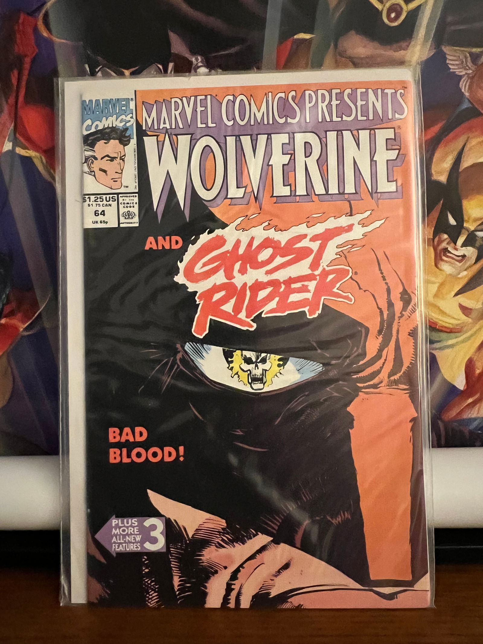 Wolverine & Ghost Rider #64: Title: Wolverine & Ghost Rider #64 Description: Description: Date Period: 1990Materials: Marvel Reserve: $14.00 Shipping:Domestic: Shipping rates are determined by destinationInternational: Foreign