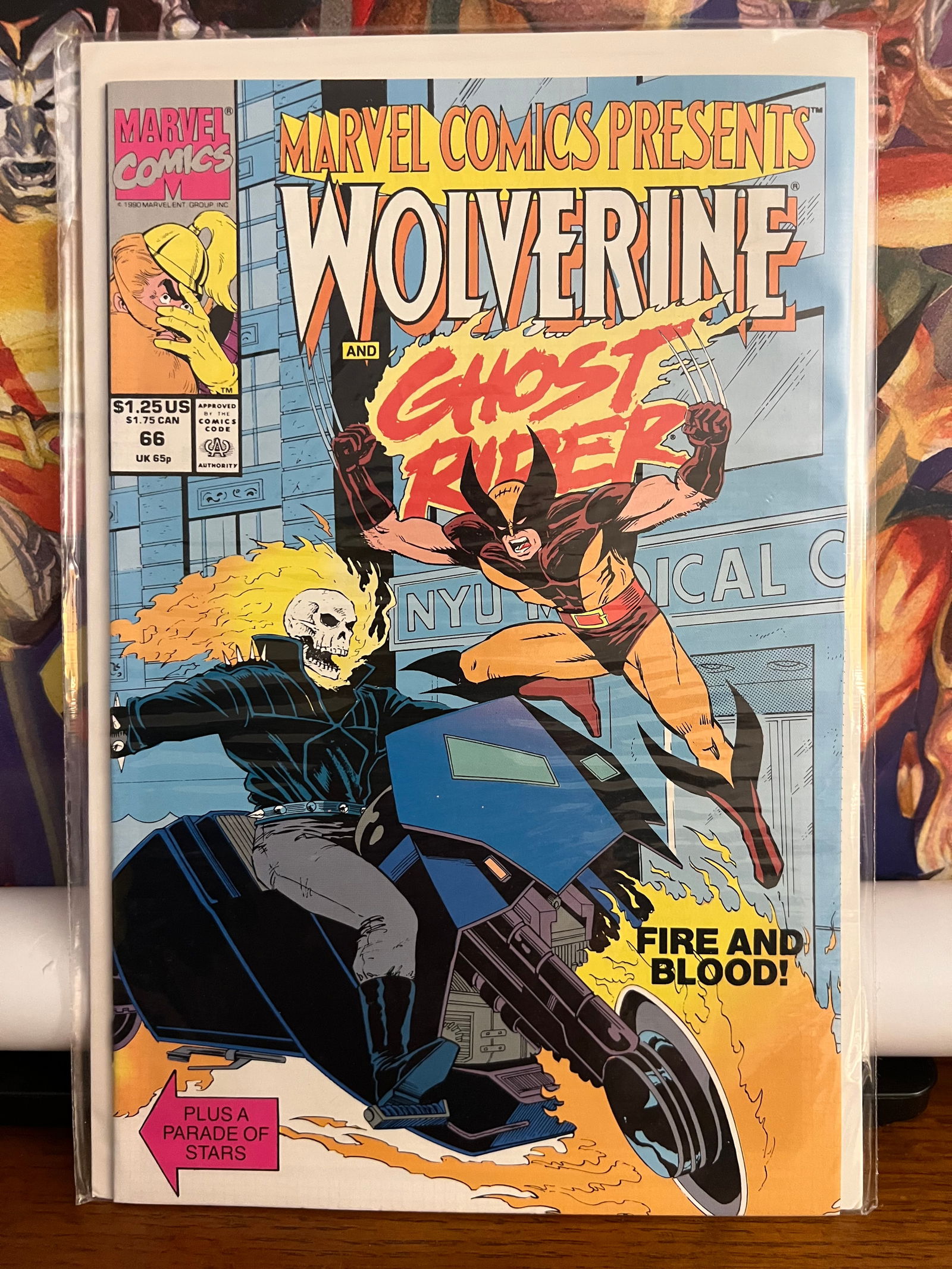 Wolverine & Ghost Rider #66: Title: Wolverine & Ghost Rider #66 Description: Description: Date Period: 1991Materials: Marvel Reserve: $14.00 Shipping:Domestic: Shipping rates are determined by destinationInternational: Foreign
