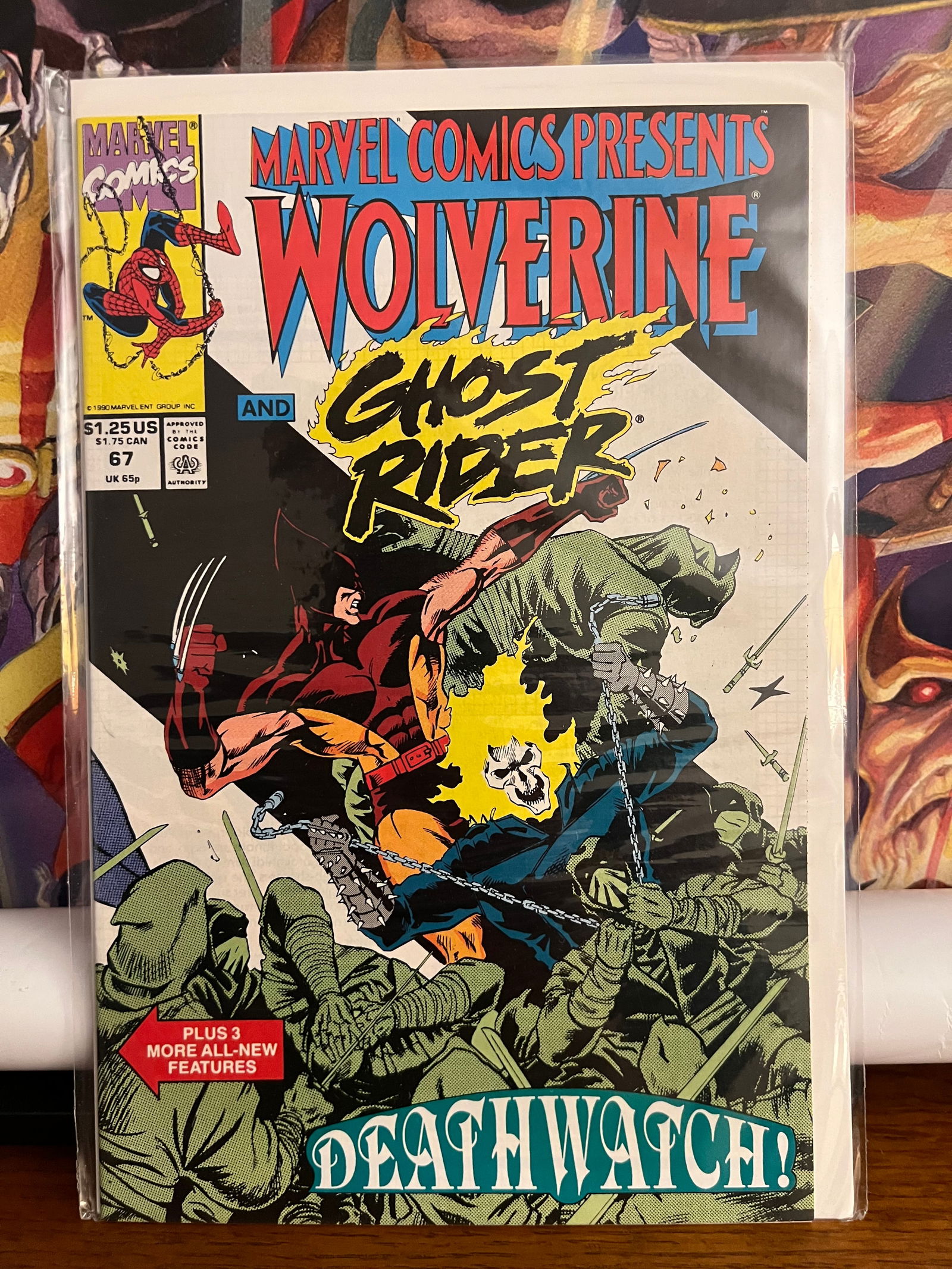Wolverine & Ghost Rider #67: Title: Wolverine & Ghost Rider #67 Description: Description: Date Period: 1990Materials: Marvel Reserve: $15.00 Shipping:Domestic: Shipping rates are determined by destinationInternational: Foreign