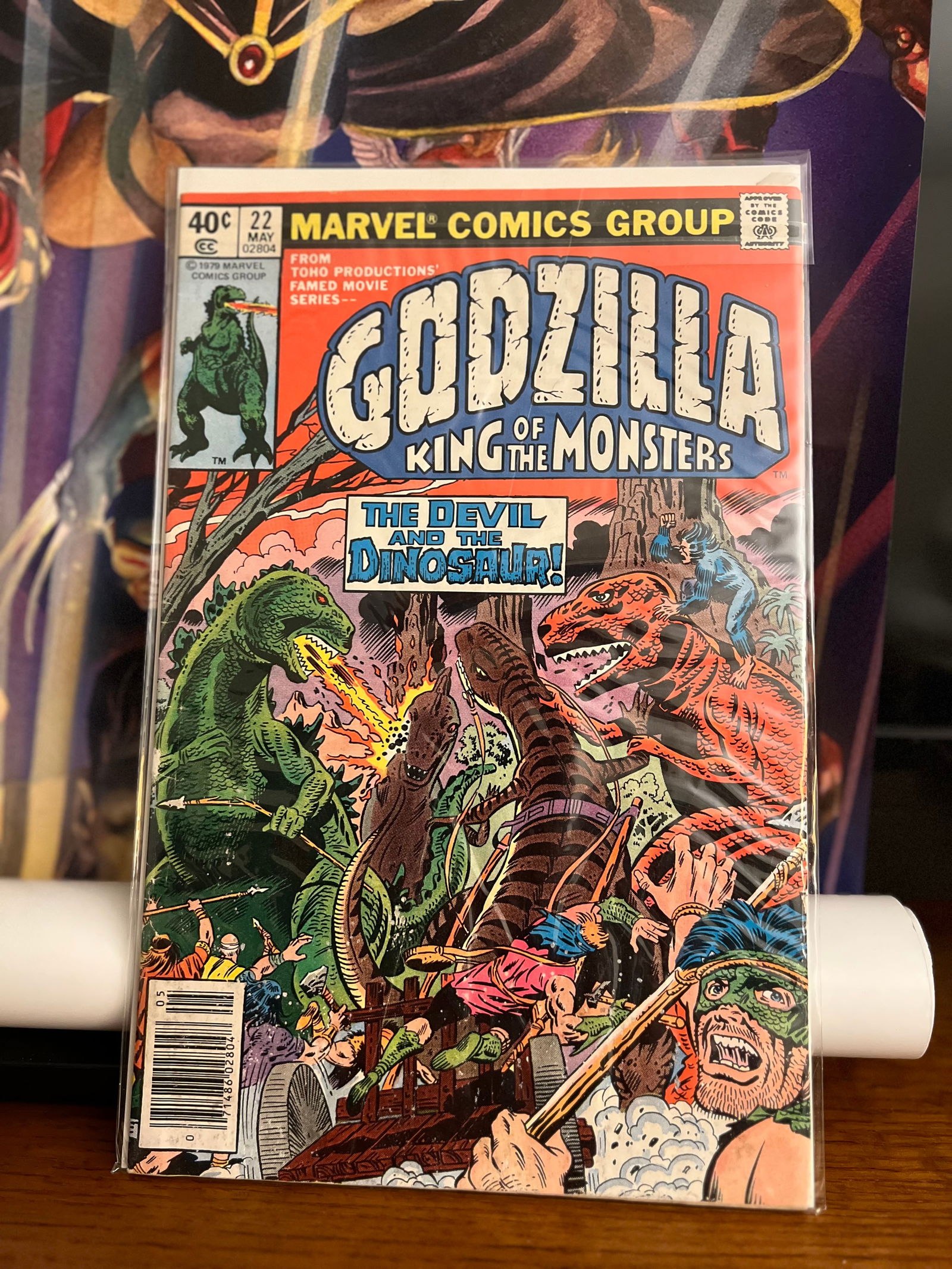 Godzilla King of the Monsters #22: Title: Godzilla King of the Monsters #22 Description: Description: Date Period: 1979Materials: Marvel Comics Reserve: $22.00 Shipping:Domestic: Shipping rates are determined by