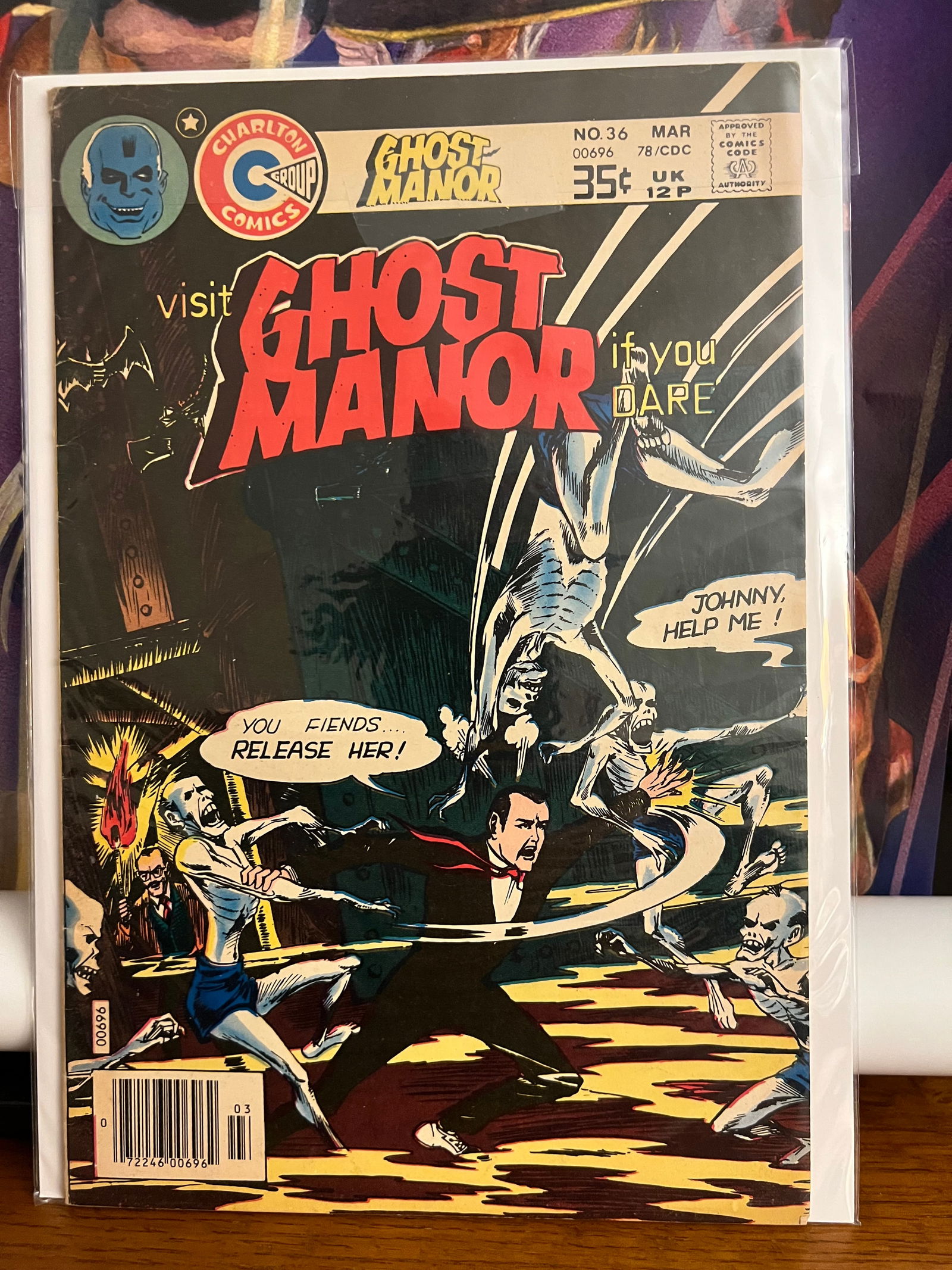 Ghost Manor #36: Title: Ghost Manor #36 Description: Description: Date Period: 1978 Materials: Charlton Comics Reserve: $15.00 Shipping: Domestic: Shipping rates are determined by destination International: Foreign