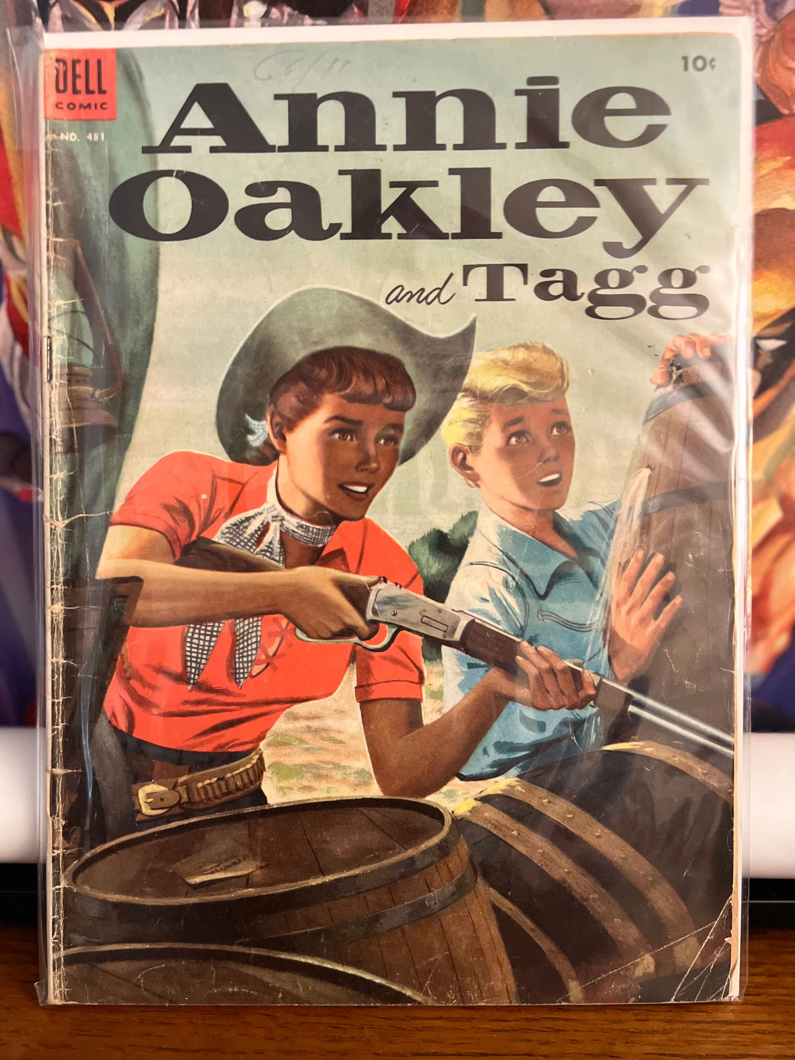 Annie Oakley #481: Title: Annie Oakley #481 Description: Description: Date Period: 1953Materials: Dell Comics Reserve: $100.00 Shipping:Domestic: Shipping rates are determined by destinationInternational: Foreign