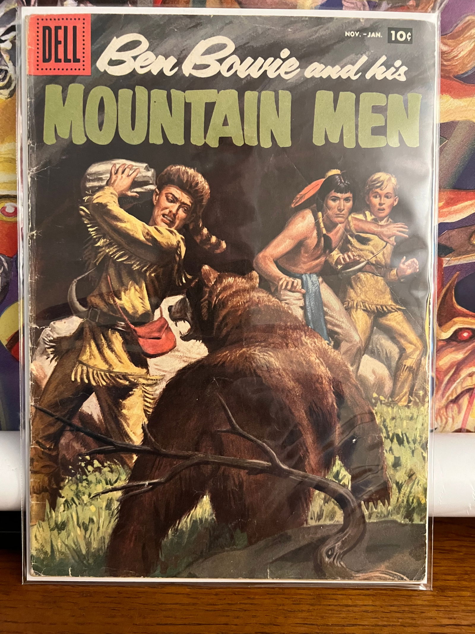 Ben Bowie & his Mountain Men 13: Title: Ben Bowie & his Mountain Men 13 Description: Description: Date Period: 1958Materials: Dell Comics Reserve: $20.00 Shipping:Domestic: Shipping rates are determined by