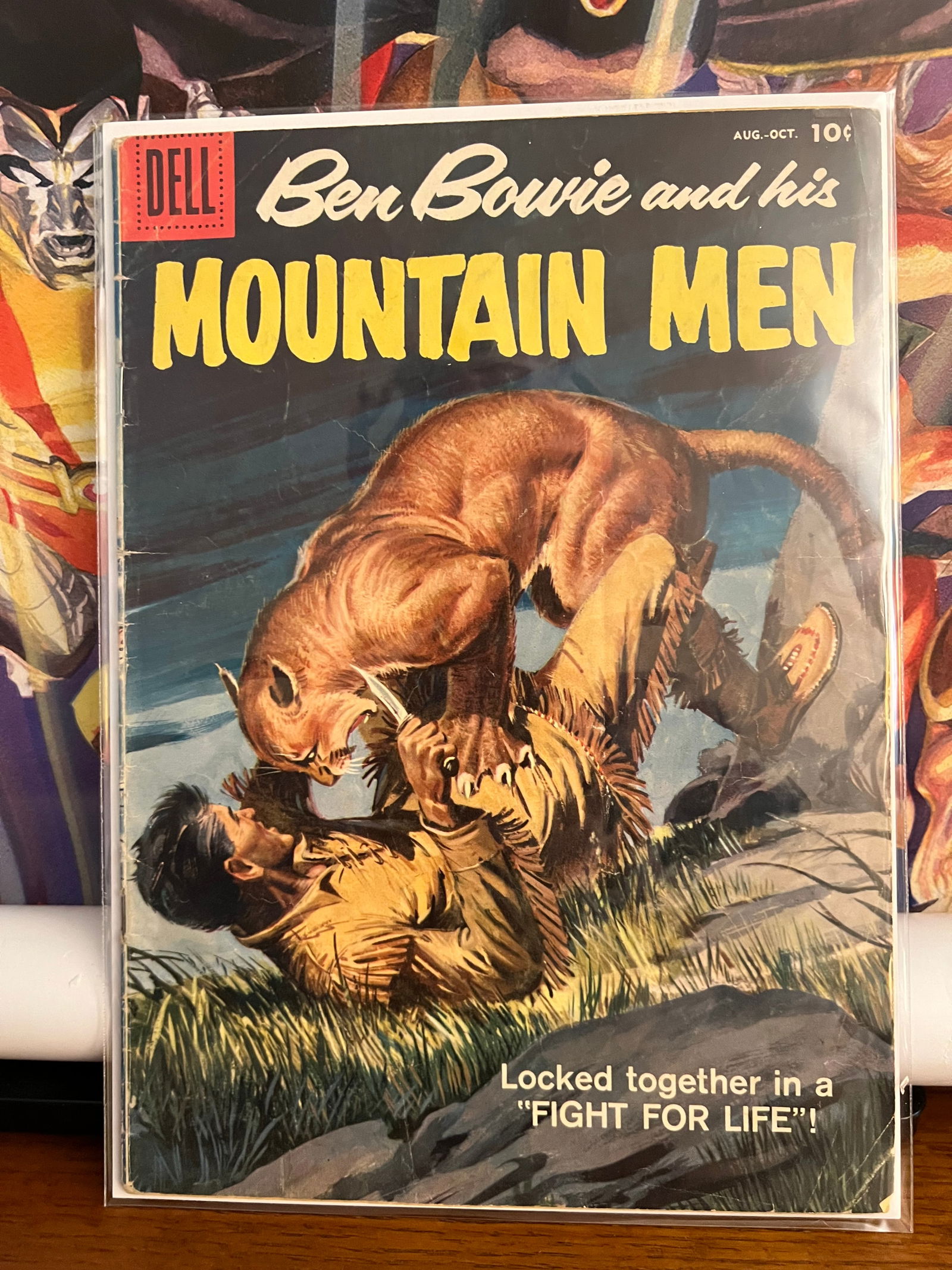Ben Bowie & his Mountain Men 16: Title: Ben Bowie & his Mountain Men 16 Description: Description: Date Period: 1958Materials: Dell Comics Reserve: $13.00 Shipping:Domestic: Shipping rates are determined by