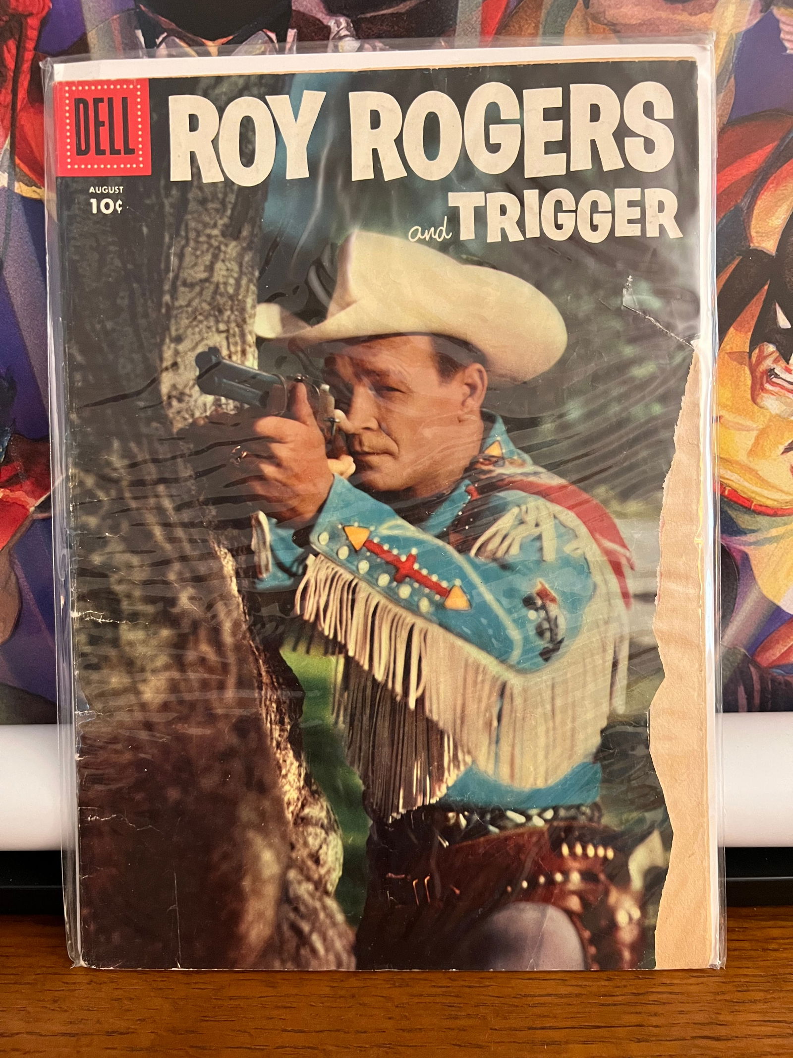 Roy Rogers Trigger, Vol. 1 #104: Title: Roy Rogers Trigger, Vol. 1 #104 Description: Description: Date Period: 1956Materials: Dell Comics Reserve: $100.00 Shipping:Domestic: Shipping rates are determined by