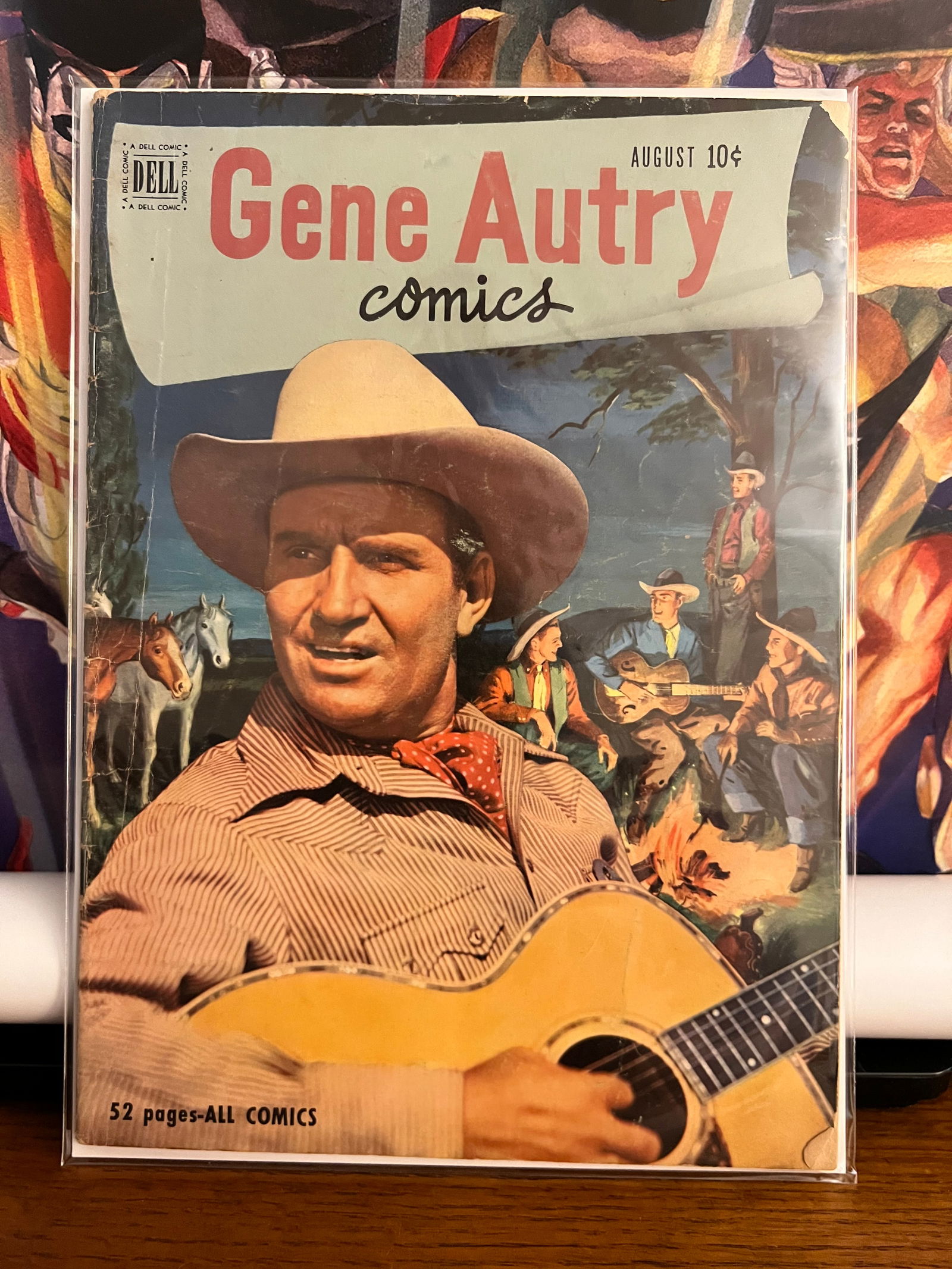 Gene Autry Coomics #54: Title: Gene Autry Coomics #54 Description: Description: Date Period: 1951Materials: Dell Comics Reserve: $30.00 Shipping:Domestic: Shipping rates are determined by destinationInternational: Foreign