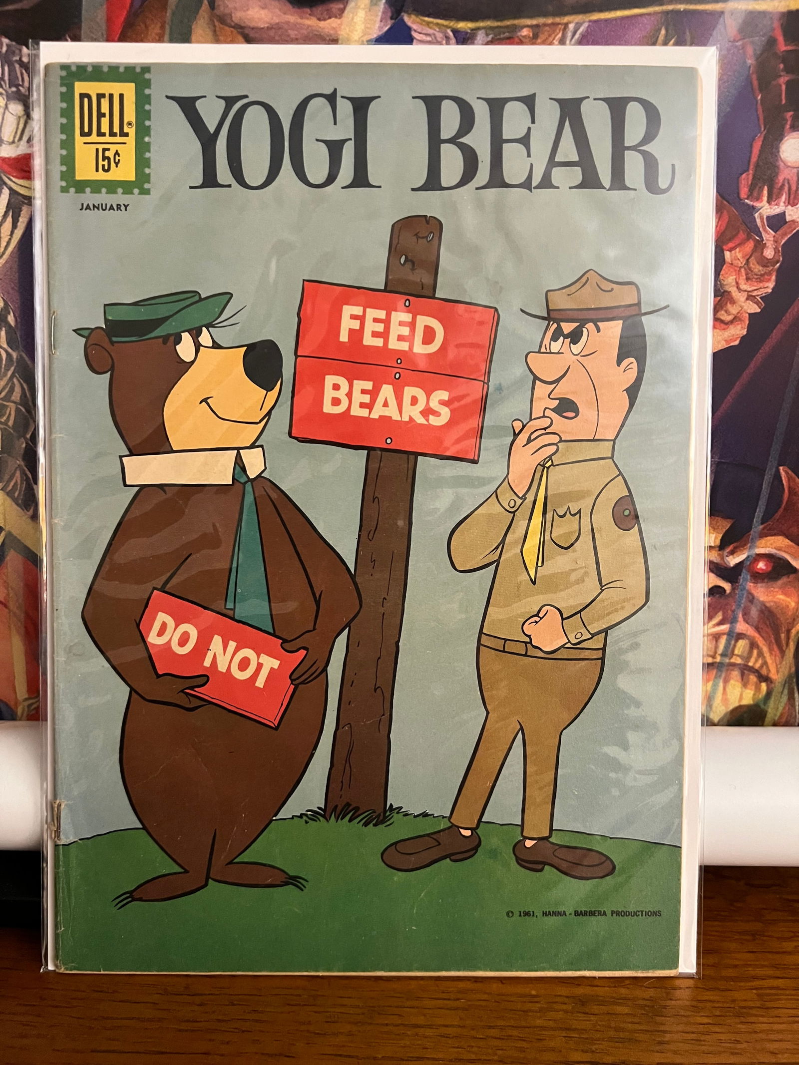 Yogi Bear #6: Title: Yogi Bear #6 Description: Description: Harvey Eisenberg Art /SnagglepussDate Period: 1962Materials: Dell Comics Reserve: $24.00 Shipping:Domestic: Shipping rates are determined by