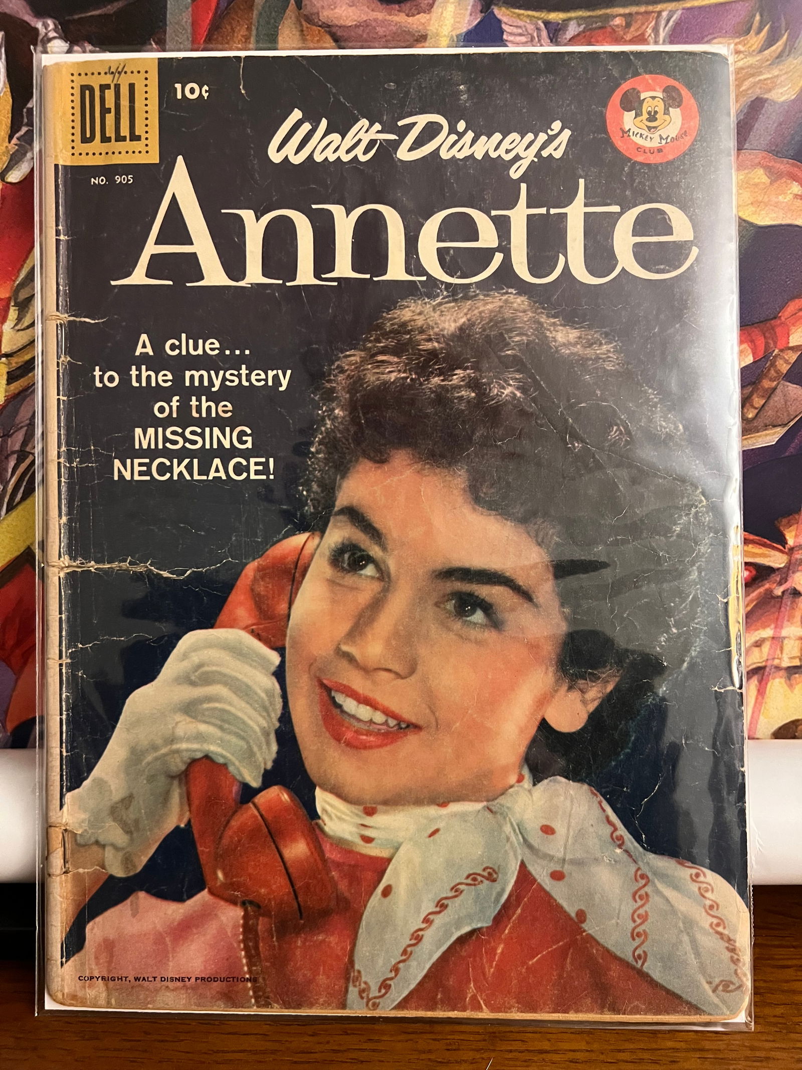 Walt Disney's Annette, #905/ Annette Finicello: Title: Walt Disney's Annette, #905/ Annette Finicello Description: Description: Date Period: 1959Materials: Dell Comics Reserve: $25.00 Shipping:Domestic: Shipping rates are determined by