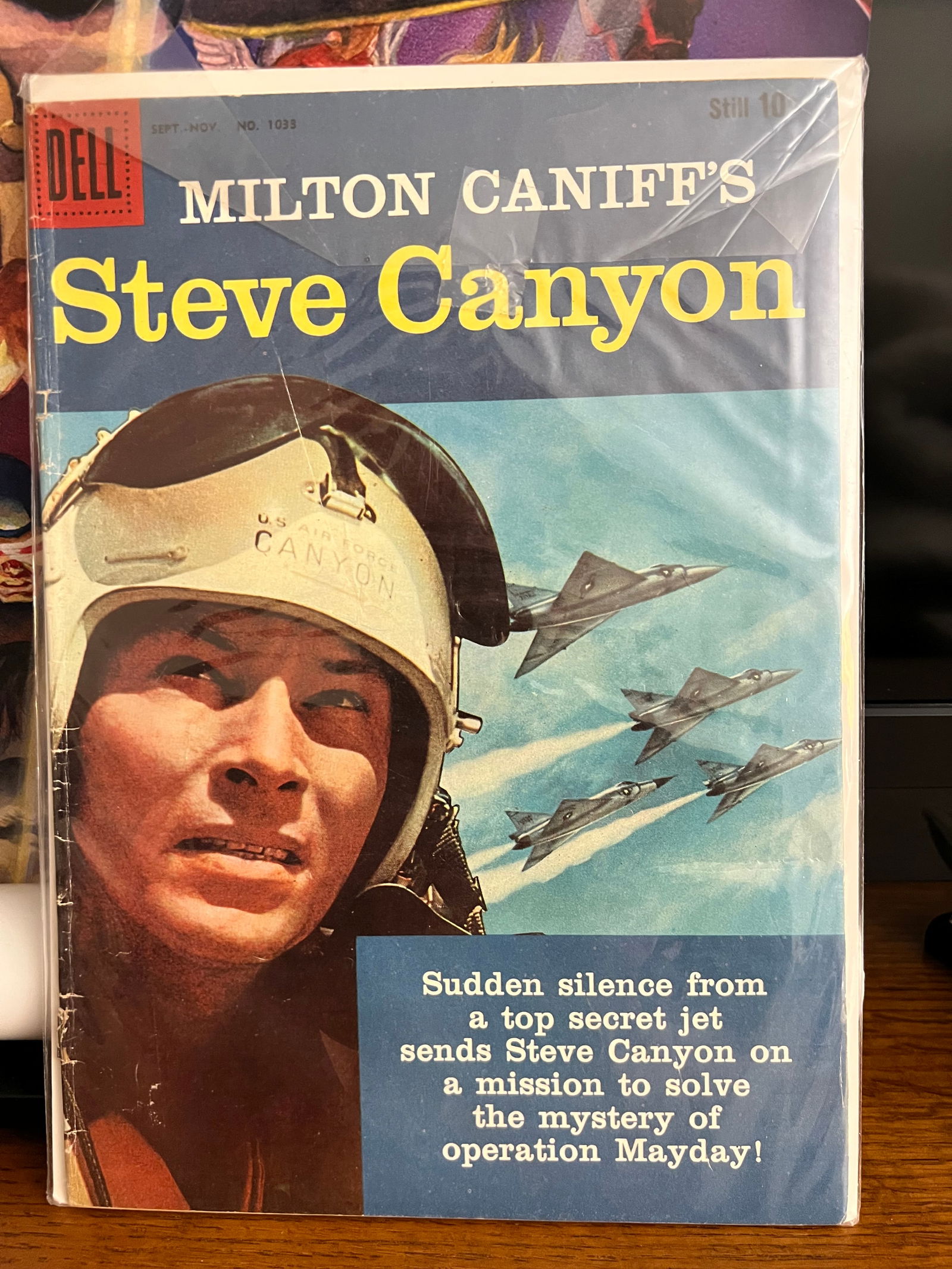 Milton Caniff's Steve Canyon #1033: Title: Milton Caniff's Steve Canyon #1033 Description: Description: Date Period: 1959Materials: Dell Comics Reserve: $24.00 Shipping:Domestic: Shipping rates are determined by