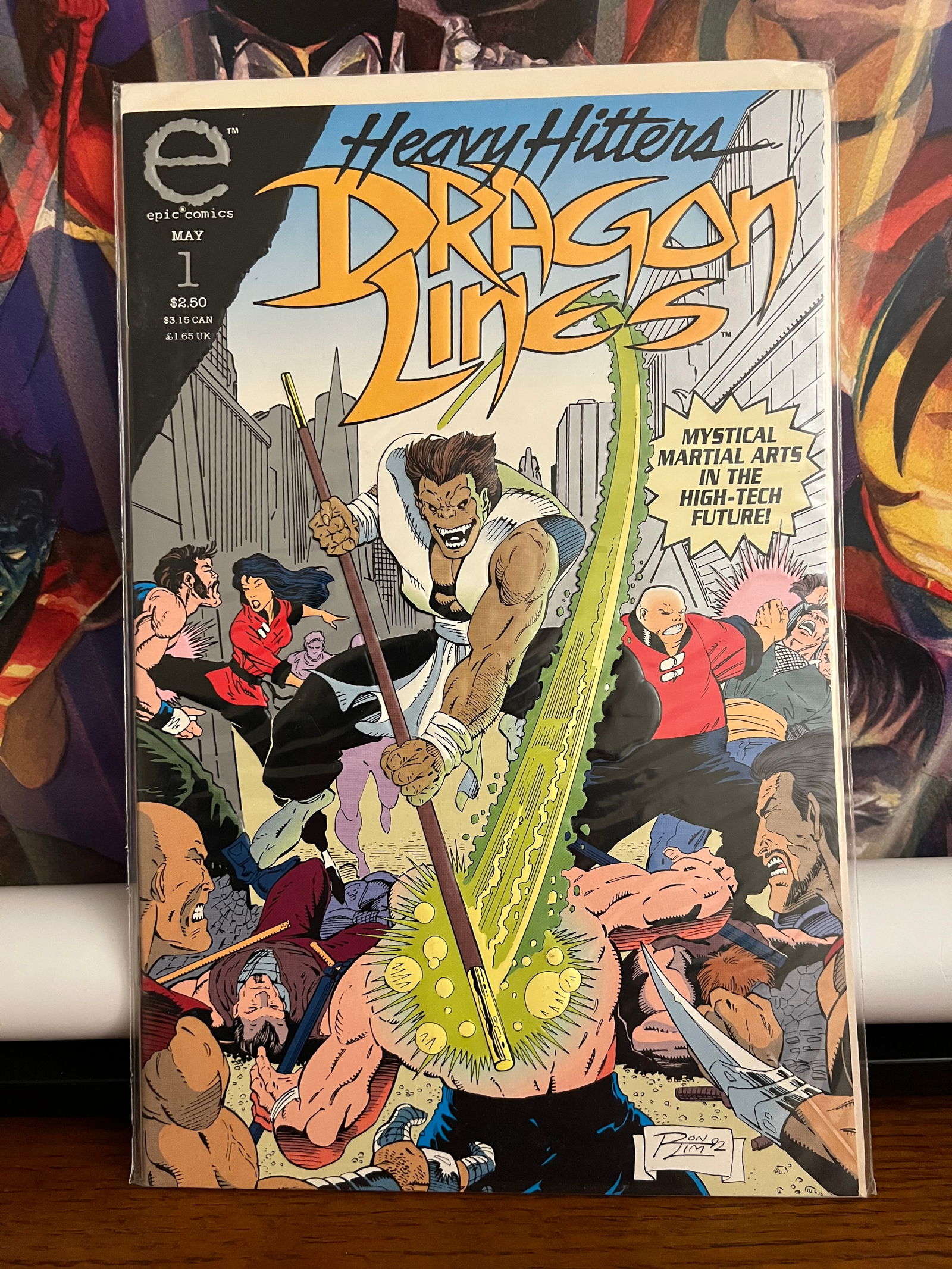 Heavy Hitters Dragon Lines #1: Title: Heavy Hitters Dragon Lines #1 Description: Description: Date Period: 1993Materials: Epic Comics Reserve: $6.00 Shipping:Domestic: Shipping rates are determined by destinationInternational:
