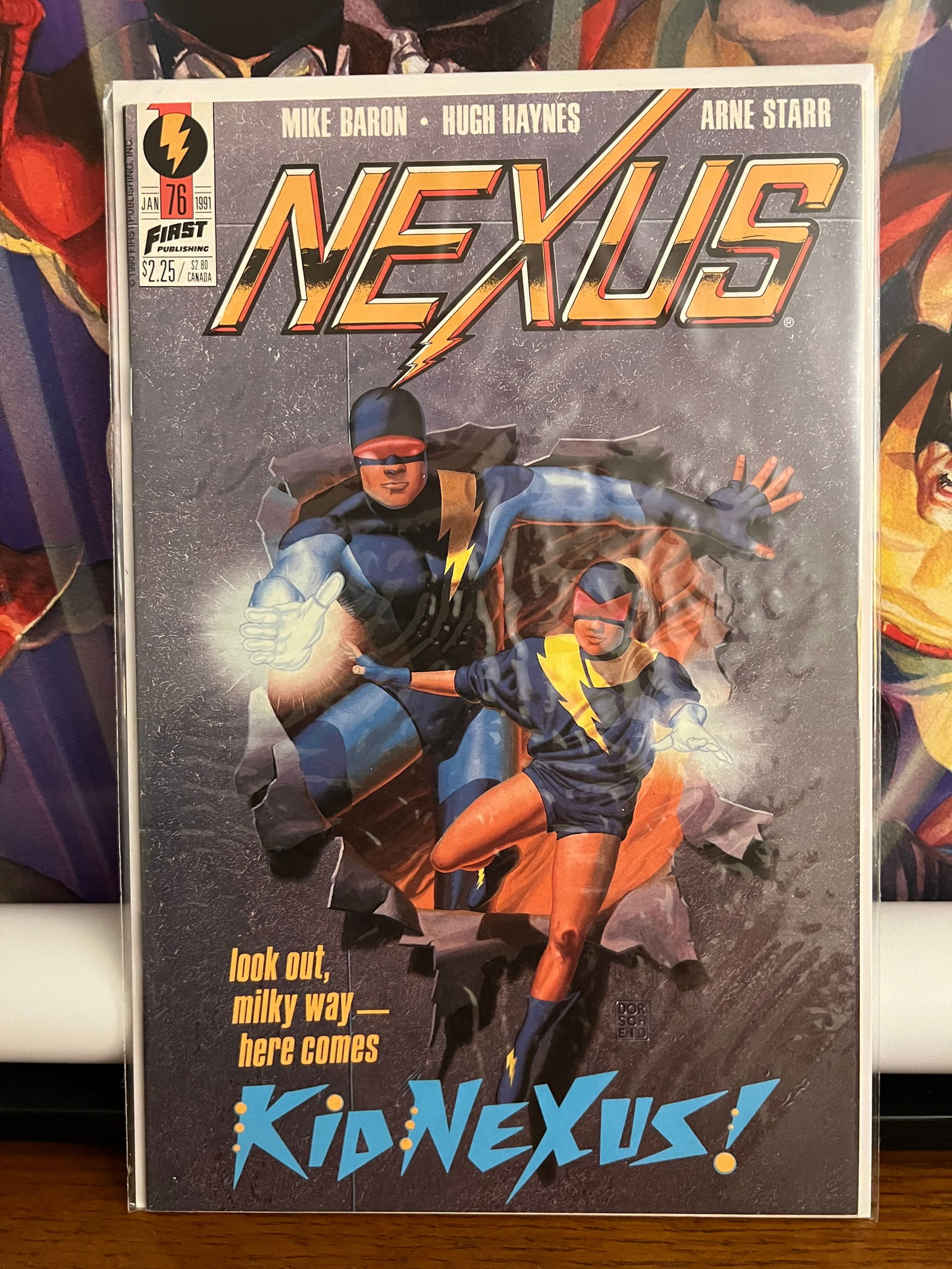Nexus #76: Title: Nexus #76 Description: Description: Date Period: 1991Materials: First Publishing Reserve: $6.00 Shipping:Domestic: Shipping rates are determined by destinationInternational: Foreign shipping