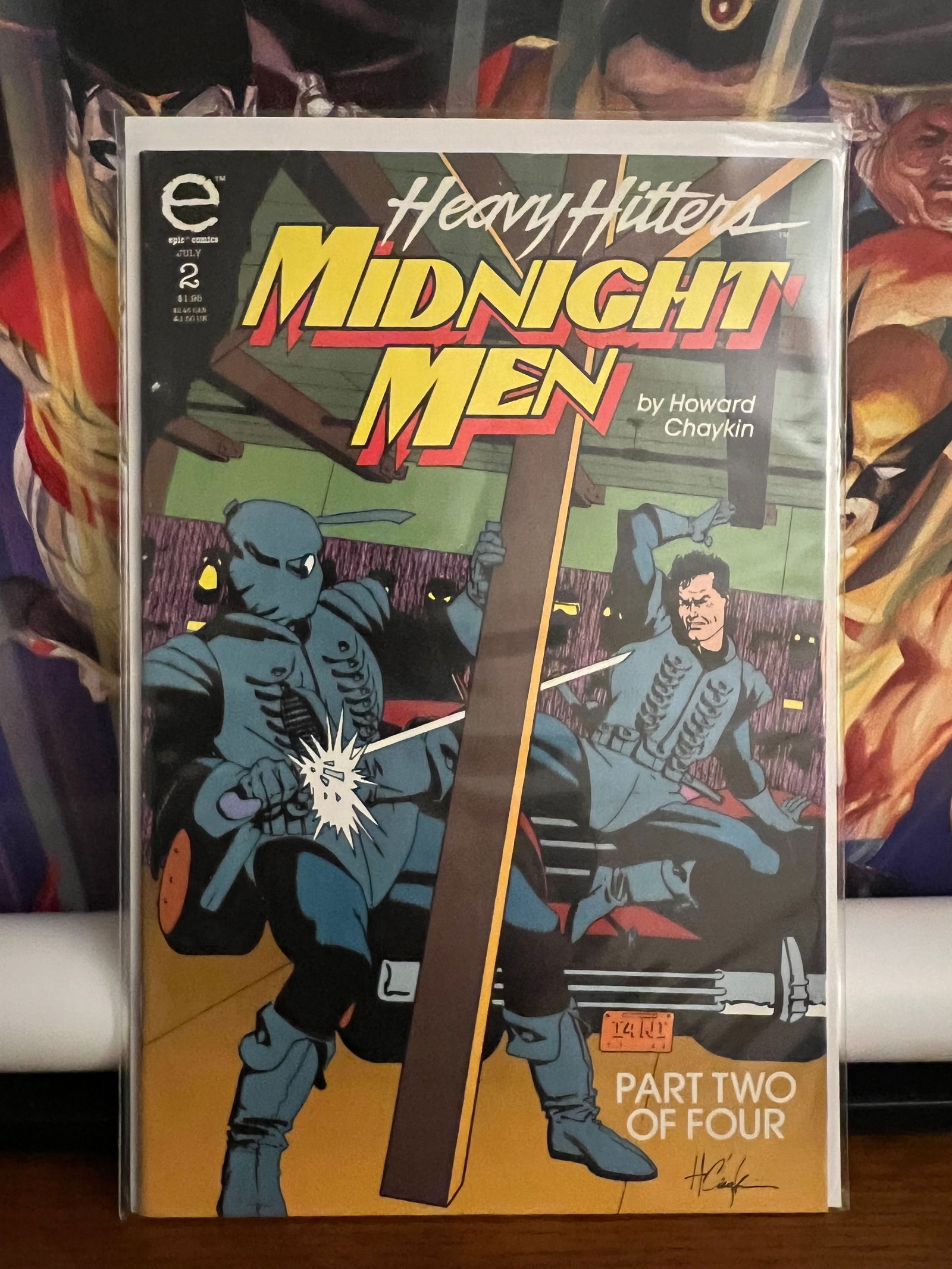 Heavy Hitters Midnight Men #2: Title: Heavy Hitters Midnight Men #2 Description: Description: Date Period: 1993Materials: Epic Comics Reserve: $8.00 Shipping:Domestic: Shipping rates are determined by destinationInternational: