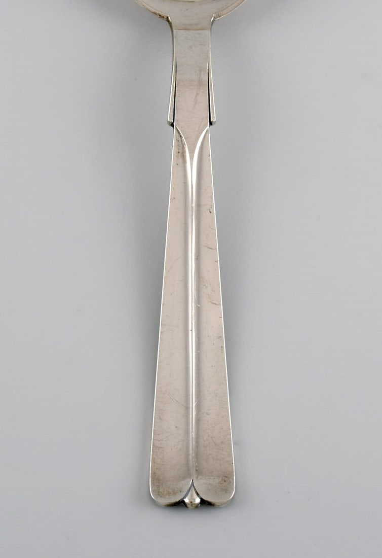 Hans Hansen silverware no. 7. Art deco table spoon in silver (830). Dated 1936. - 3