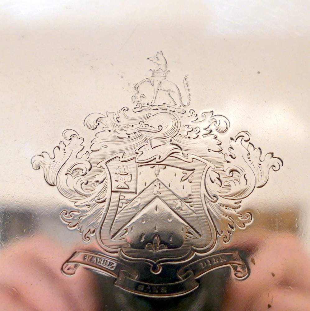 19th Century Antique Victorian Sterling Silver Salver London 1898 Hawksworth Eyre & Co Ltd - 5