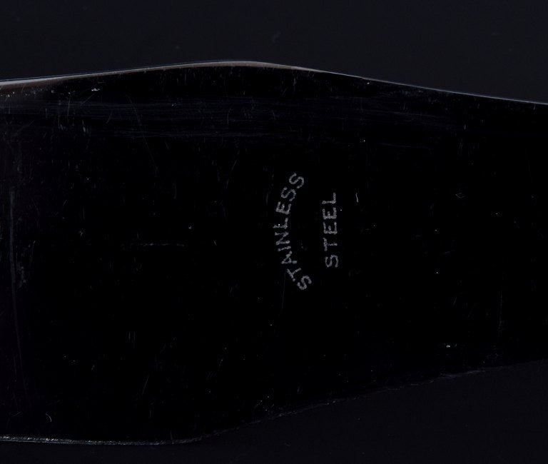 Georg Jensen, Acorn, carving set in sterling silver and stainless steel. - 6