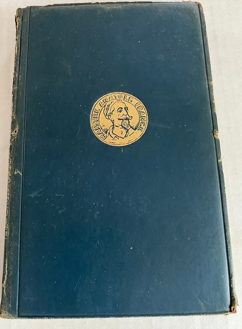 Antique Book Monsieur Bergeret InParisAnatole France Blue Leather 1923 Dodd Mead: Monsieur Bergeret in Paris. by Anatole France 1923 Dodd, Mead & Co., New York. 285 pages.Beautifully bound in blue leather with gilt embossed on front cover.Gilt title to spine. Gilt upper page edges.