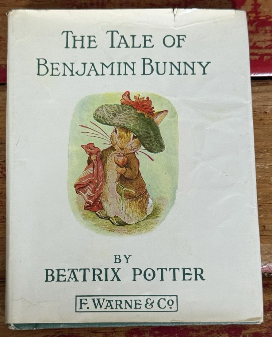 Vintage 1932The Tale of Benjamin Bunny by Beatrix Potter HC/DJ 5th PrintingVGood (1 of 13)