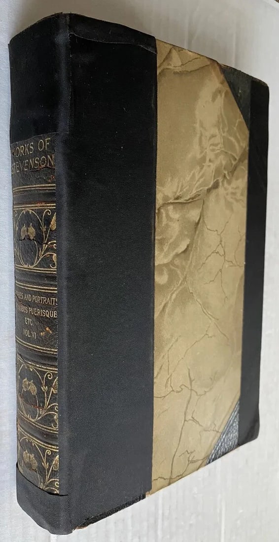 Robert L. Stevenson VirginibusPuerisque DeLuxe LimitedEd. of 1,000 Brainard 1906 (1 of 9)