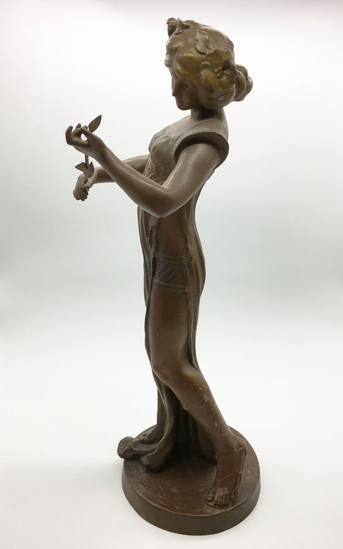 Statue of young beautiful woman - 5